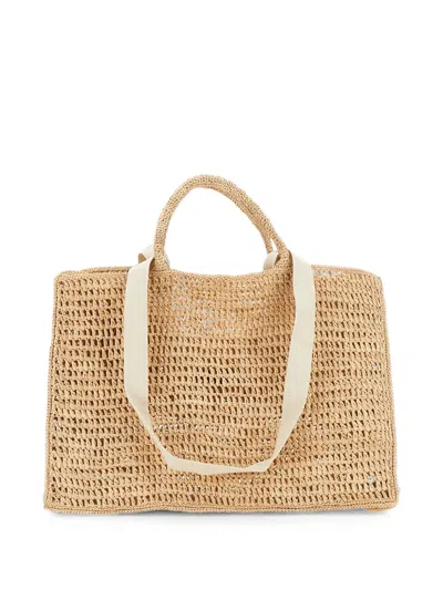 Helen Kaminski Anika Woven-design Tote Bag In Brown