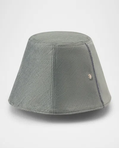 Helen Kaminski Ansonia Canvas Bucket Hat In River Rock