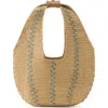 Helen Kaminski Aquarius Raffia Hobo Bag In Green