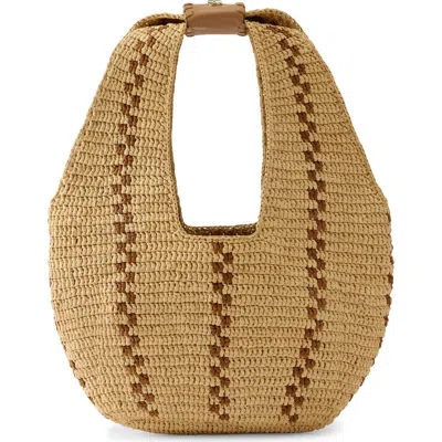 Helen Kaminski Aquarius Raffia Hobo Bag In Brown