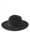 Helen Kaminski Augustine Merino Wool Fedora In Black