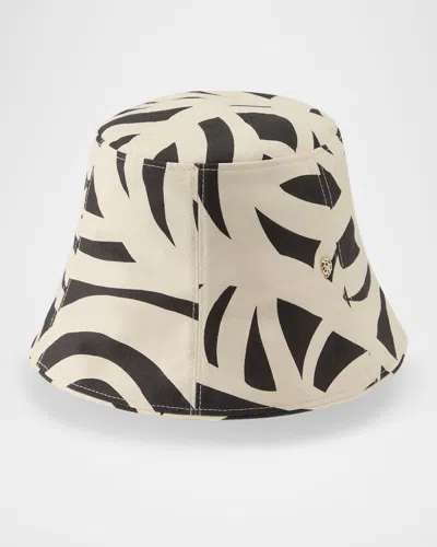 Helen Kaminski Baja Paneled Geo-print Bucket Hat
