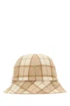 Helen Kaminski Cappello Da Pescatore Franz In Misto Lana Ricamata Donna In Beige