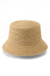 Helen Kaminski Bella Packable Straw Bucket Hat In Natural