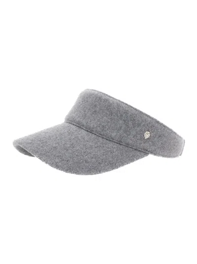 Helen Kaminski Berkley Wool Visor In Gray
