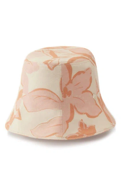 Helen Kaminski Bettina Floral Bucket Hat In Parchment Blend