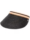 Helen Kaminski Iconic Marina Visor Hat In Black