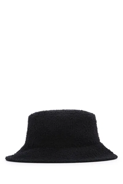 Helen Kaminski Black Classic Textured Bucket Hat