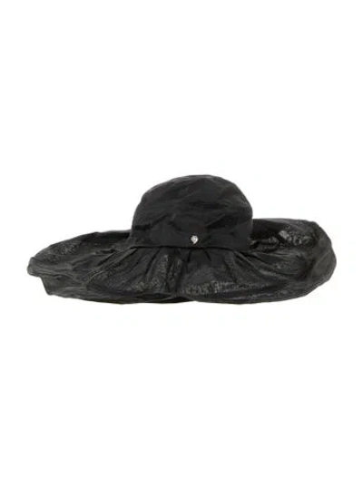 Pre-owned Helen Kaminski Black Cotton Hat