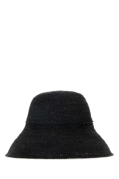 Helen Kaminski Black Felt Ella Conscious Bucket Hat