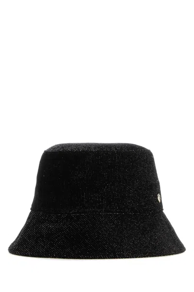 HELEN KAMINSKI BLACK VELVET FLORENZE BUCKET HAT