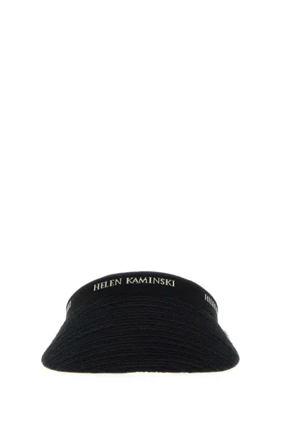 HELEN KAMINSKI BLACK VISOR HAT
