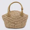 Helen Kaminski Natural Raffia Top Handle Bag In Neutral