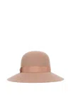 Helen Kaminski Bow-detail Cotton Hat In Brown