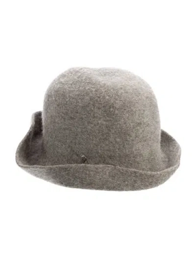 Pre-owned Helen Kaminski Bowler Hat In Gray