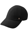 Helen Kaminski Haisley Velvet Corduroy Baseball Cap In Black