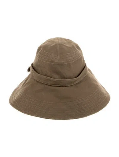Pre-owned Helen Kaminski Bucket Hat In Brown