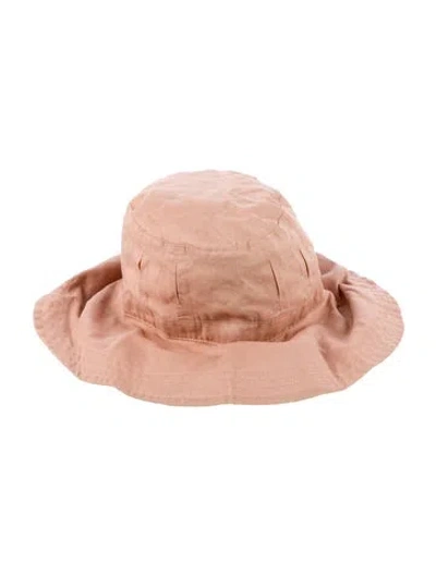 Pre-owned Helen Kaminski Bucket Hat In Pink