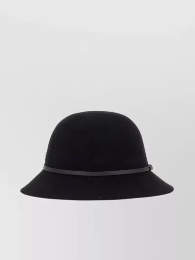 Helen Kaminski Buckle Detail Rounded Crown Wide Brim In Black
