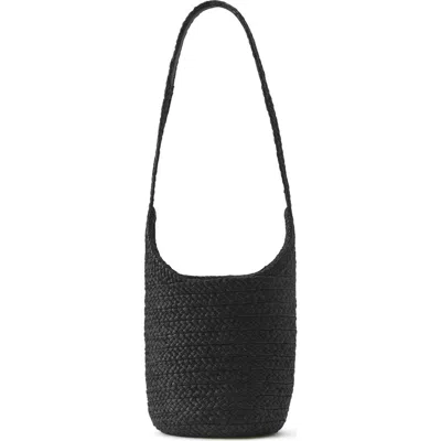 Helen Kaminski Camaril Small Bridle Shoulder Bag In Charcoal/black