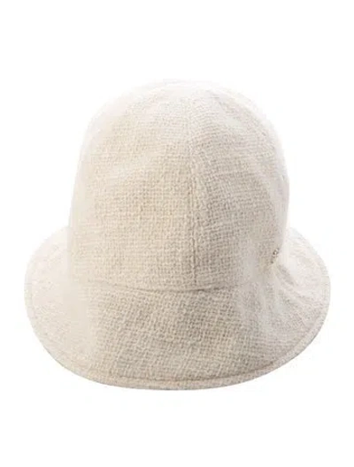 Pre-owned Helen Kaminski Canvas Bucket Hat In Neutral