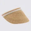 Helen Kaminski Striped Band Wide Brim Woven Hat In Multi
