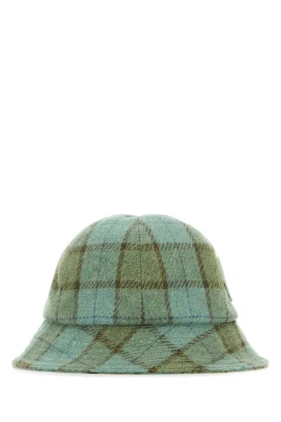 Helen Kaminski Cappello Alpinecheck Wool Blend Bucket Hat In Transparent