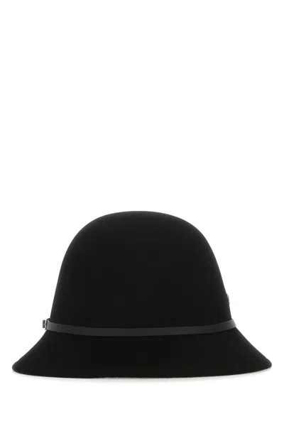 Helen Kaminski Cappello In Lana Nera  Donna
