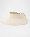 Helen Kaminski Carlota Cotton Fringe Visor