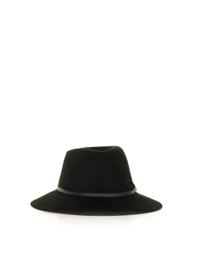 Helen Kaminski Carly Hat In Wool Felt In Black