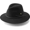 Helen Kaminski Carly Wool Fedora In Black