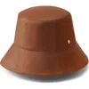 Helen Kaminski Carmela Leather Bucket Hat In Brown