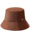 Helen Kaminski Carmela Leather Bucket Hat In Brown