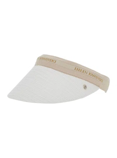 Helen Kaminski Carter Hat With Wide Brim And Elegant Cotton Design For Women In White