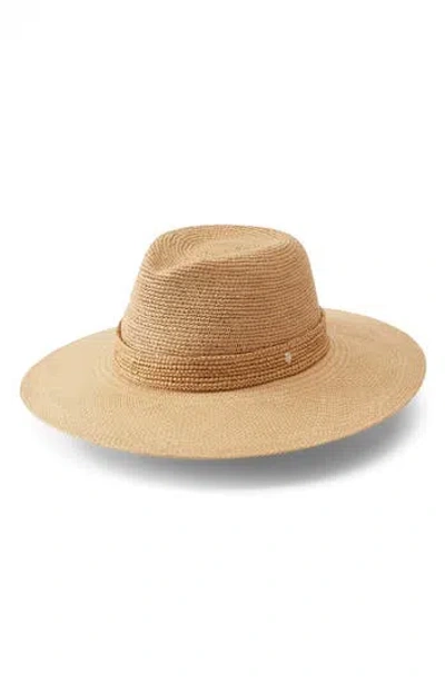 Helen Kaminski Chantania Raffia Fedora Hat In Barley