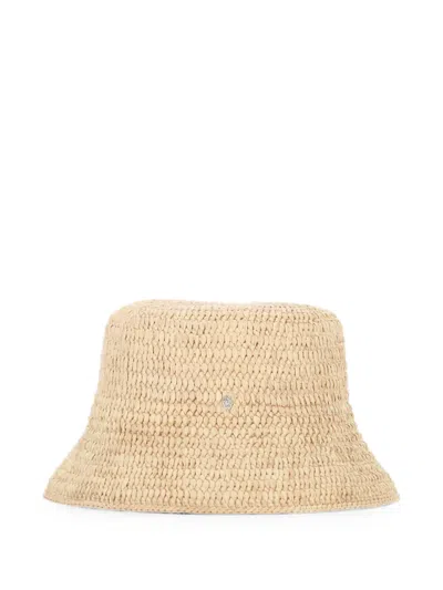 Helen Kaminski Chaturi Woven Raffia Bucket Hat In Neutral