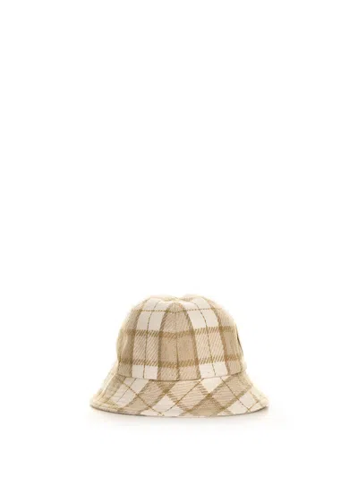 Helen Kaminski Checked Fisherman Style Franz Hat In Neutral