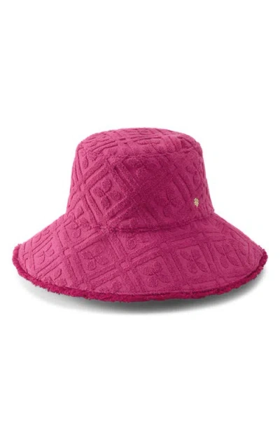 Helen Kaminski Cintia Cotton Terrycloth Bucket Hat In Pink