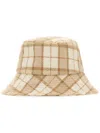 Helen Kaminski Cappello Da Pescatore Franz In Misto Lana Ricamata Donna In Neutral