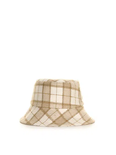 Helen Kaminski Embroidered Wool Blend Clarion Bucket Hat In Neutral