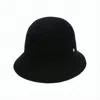 Helen Kaminski Classic Black Wool Felt Cloche Hat In Black
