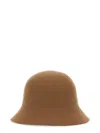 Helen Kaminski Classic Bucket Hat With Leather Accent