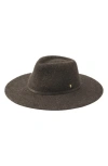 Helen Kaminski Claude Merino Wool Felt Fedora In Brown