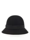 Helen Kaminski Merino Wool Etta Conscious Cloche Hat In Black