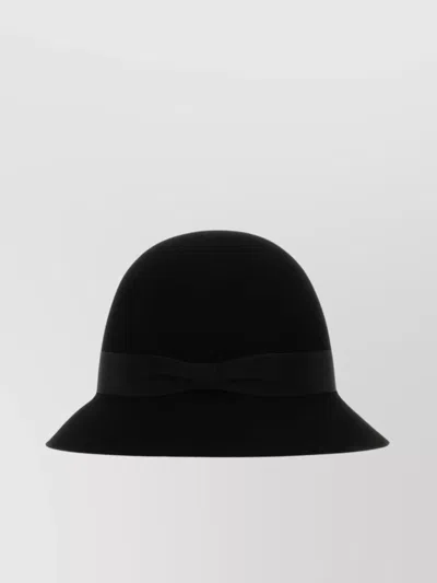 Helen Kaminski Black Felt Ella Conscious Bucket Hat In Blackblack