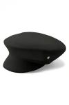 Helen Kaminski Cotton Baker Boy Beret Cap In Black