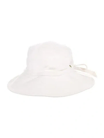 Pre-owned Helen Kaminski Cotton Bucket Hat In Neutral