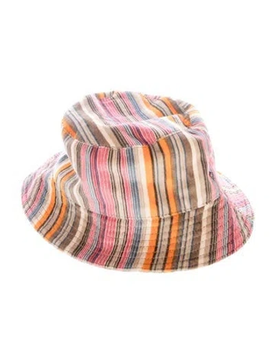 Pre-owned Helen Kaminski Cotton Bucket Hat In Neutrals