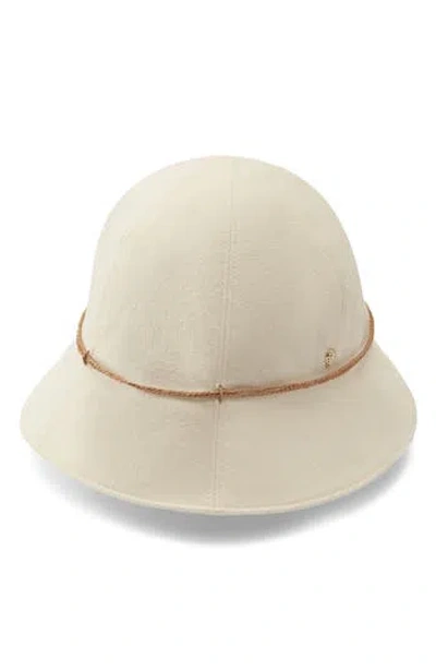 Helen Kaminski Cotton Cloche In Neutral