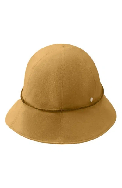 Helen Kaminski Cotton Cloche In Golden Harvest